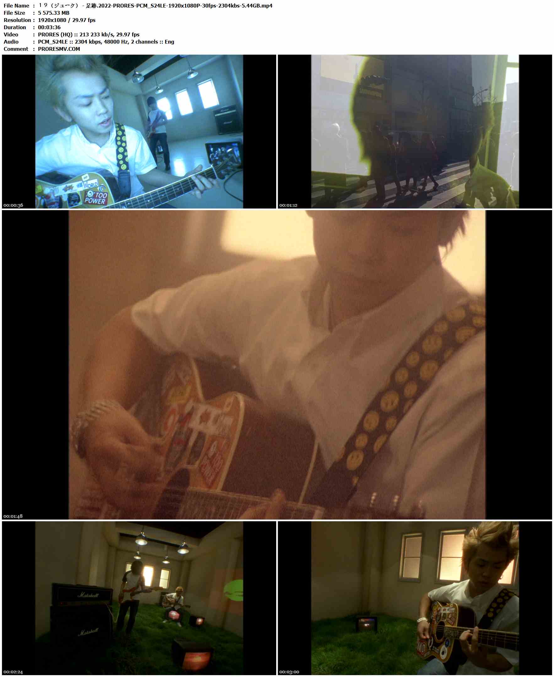 １９（ジューク） - 足跡.2022-PRORES-PCM_S24LE-1920x1080P-30fps-2304kbs-5.44GB官方MV_高清MV